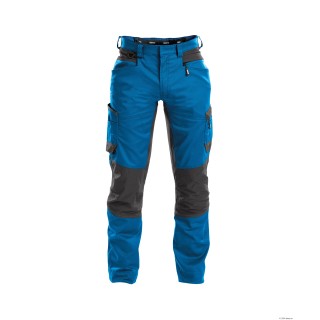 Pantalon HELIX lycra stretch DASSY bleu azur gris anthracite