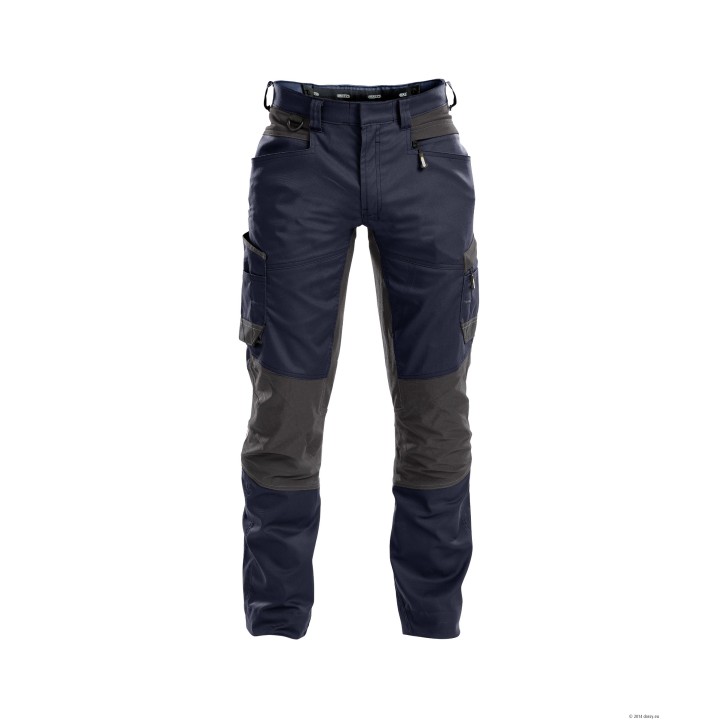 Pantalon HELIX lycra stretch DASSY bleu nuit gris anthracite