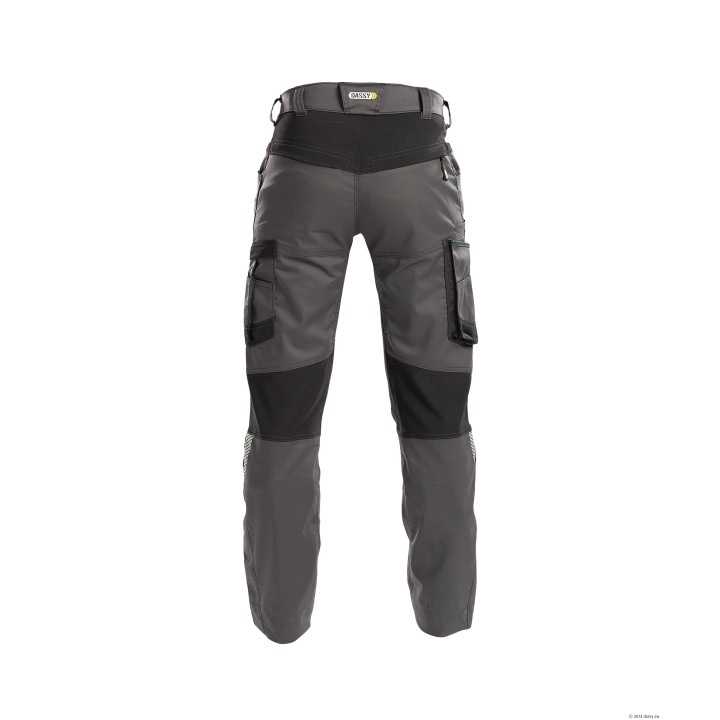 Pantalon HELIX lycra stretch DASSY  gris anthracite noir
