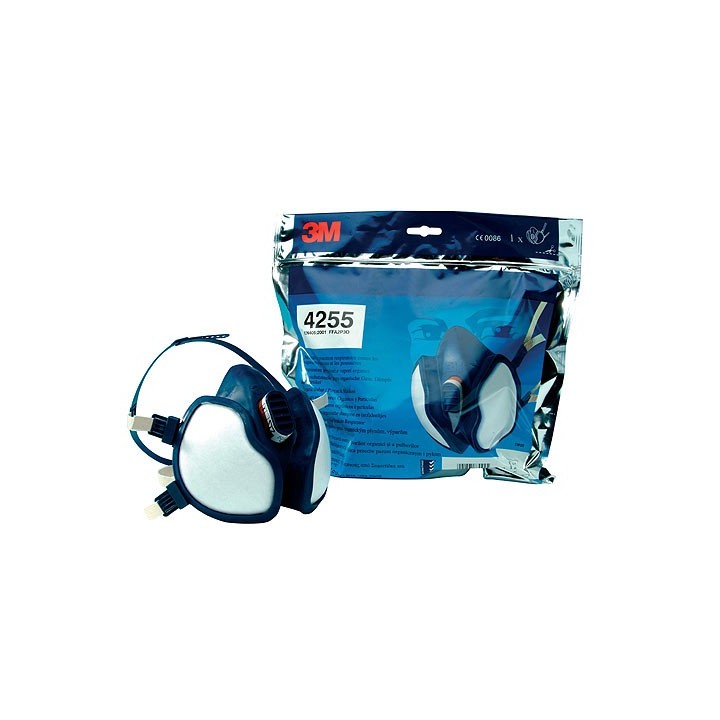 Demi masque protection respiratoire phytosanitaire réutilisable 4255 A2P3 3M