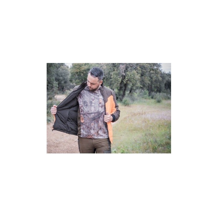 Blouson chasse réversible SOMLYS haut de gamme orange