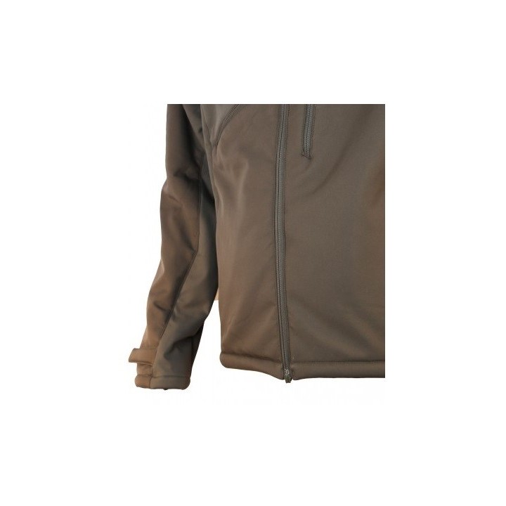 Veste newtek softshell verte 420 sherpa Somlys