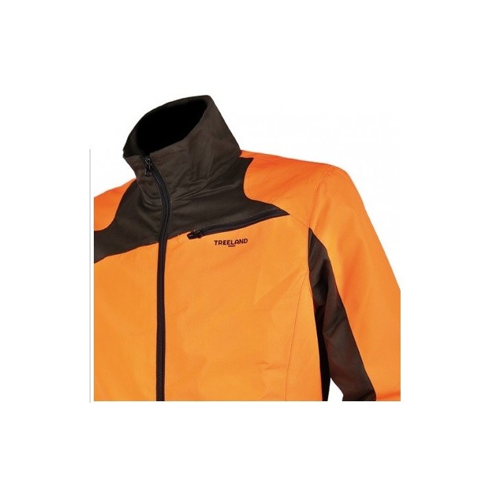 Veste Maquisard TREELAND haut de gamme  orange imperméable