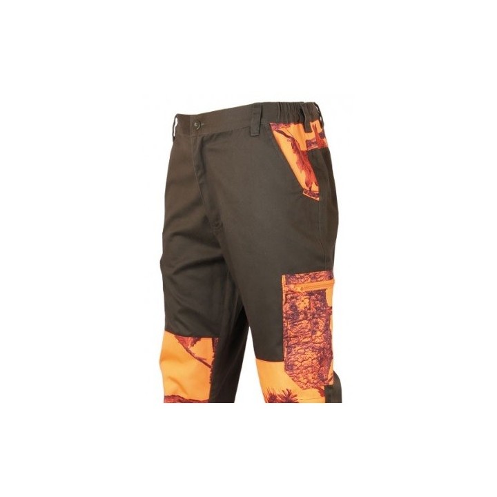 Pantalon chasse T582 TREELAND camouflage orange