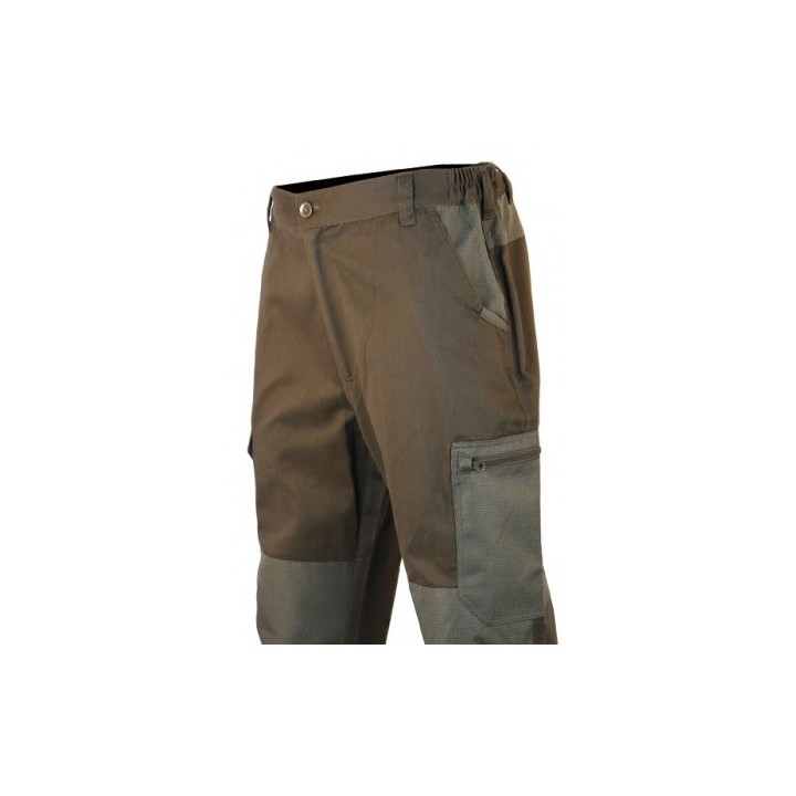 Pantalon traque homme TREELAND T580 vert renforcé