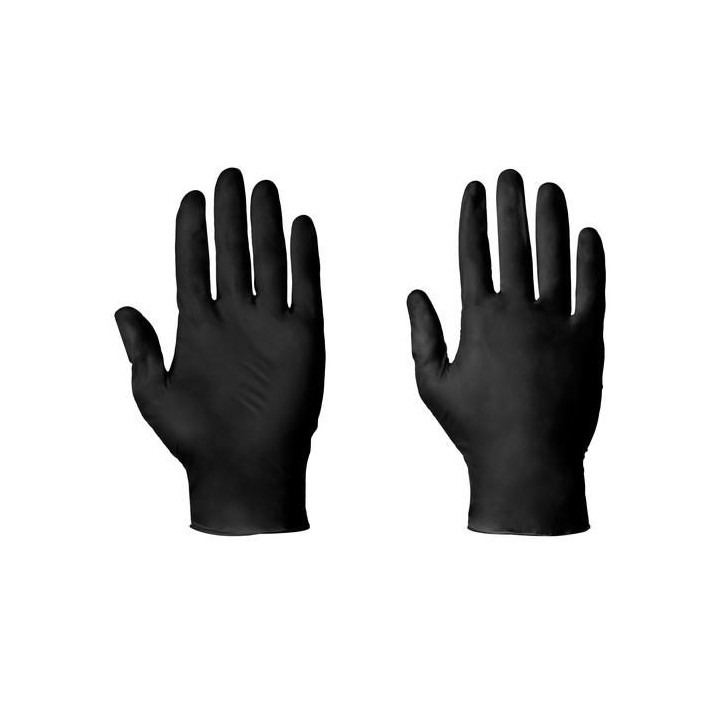 Gants nitrile jetable chimiquetraite noir 5930 COVERGUARD