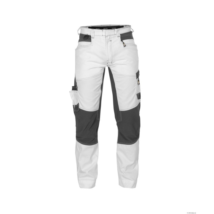 Pantalon de Travail Stretch HELIX peintre blanc gris  DASSY I PB Securama