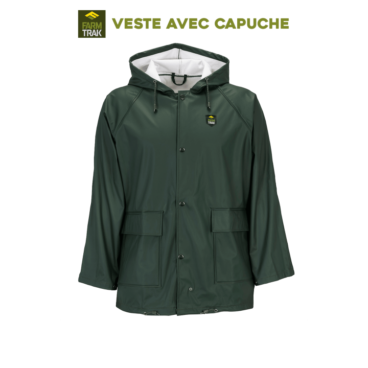 Veste de pluie AGRIHEALTH Polyuréthane et polyester verte