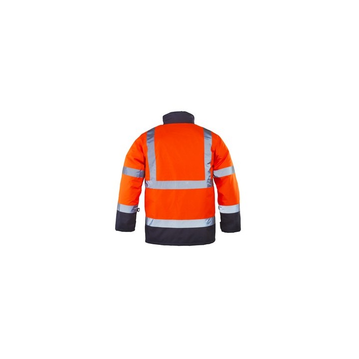7ROPO ou 7 ROPY Parka haute visibilité 4 en 1 orange COVERGUARD