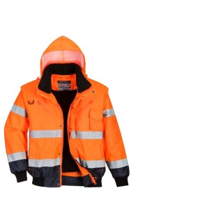 Blouson 3 en 1 orange chaud portwest