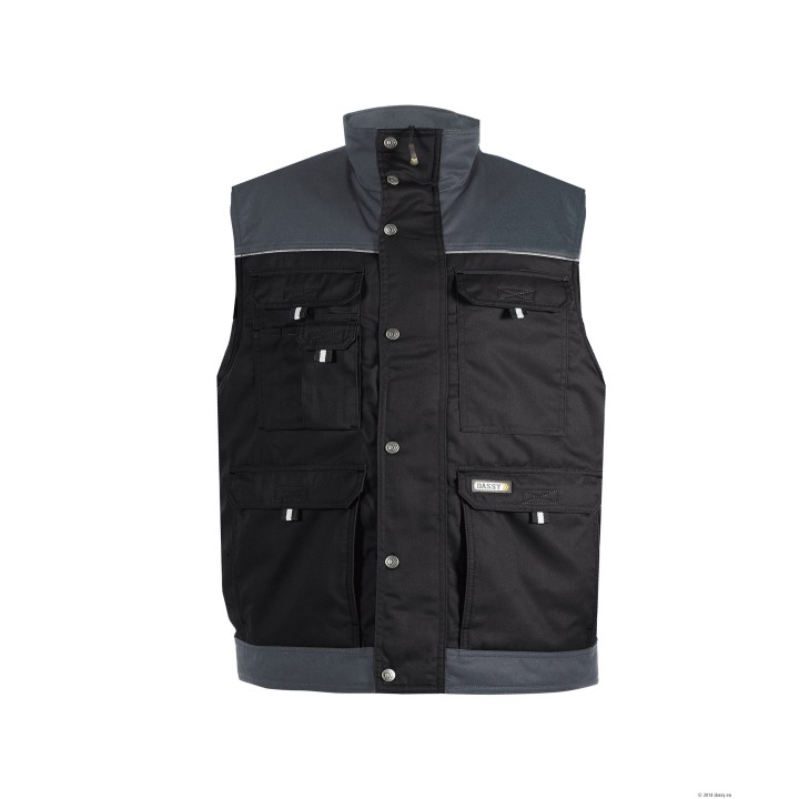 Gilet sans manche matelassé HULST DASSY noir gris