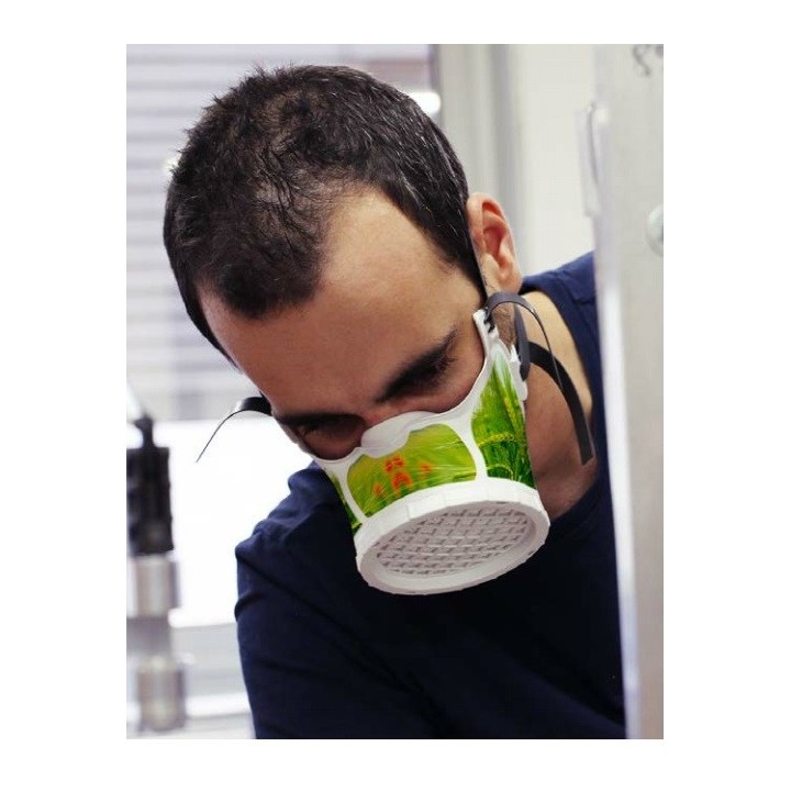 Homme avec masque OCOV agri