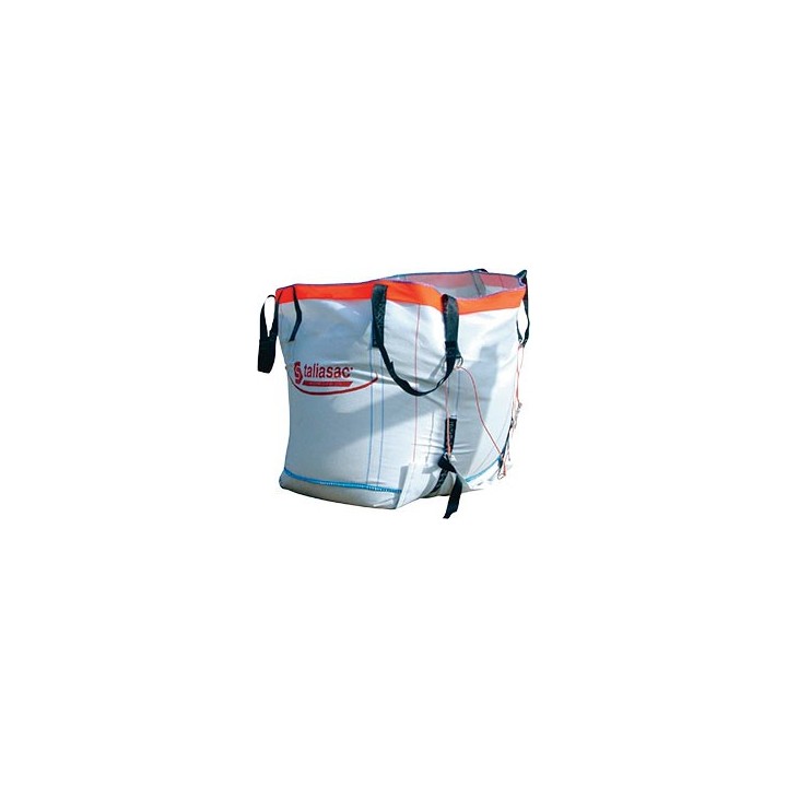 Conteneur big bag Taliabag, fond plat ouvrable, 1500 kg réutilisable