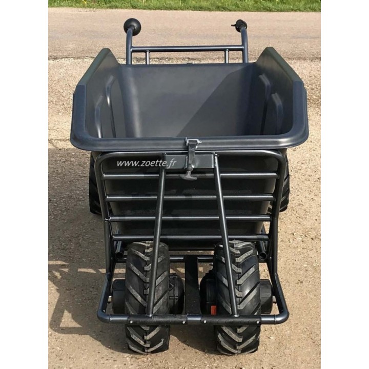 Les deux moteurs de la brouette électrique ZOETTE