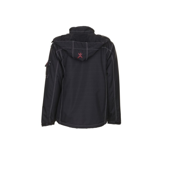 Dos de la veste BASALT noire hiver PLANAM