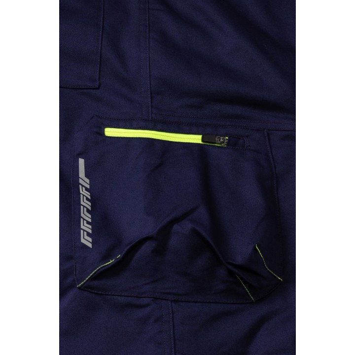 Poche zippée pantalon stretchline 6610 noir