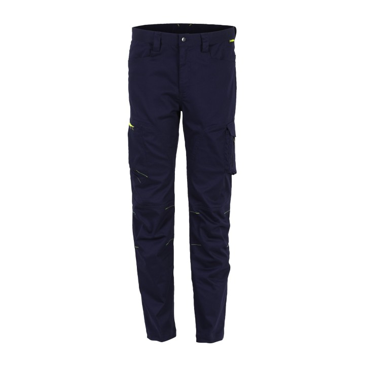 Pantalon de travail stretch marine