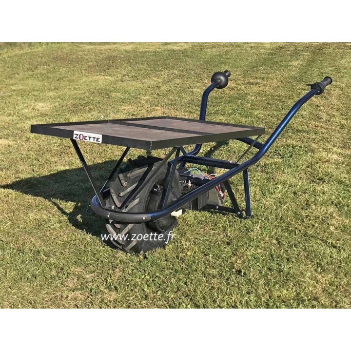 Brouette électrique ZOETTE EXTRA PRO PLATEAU