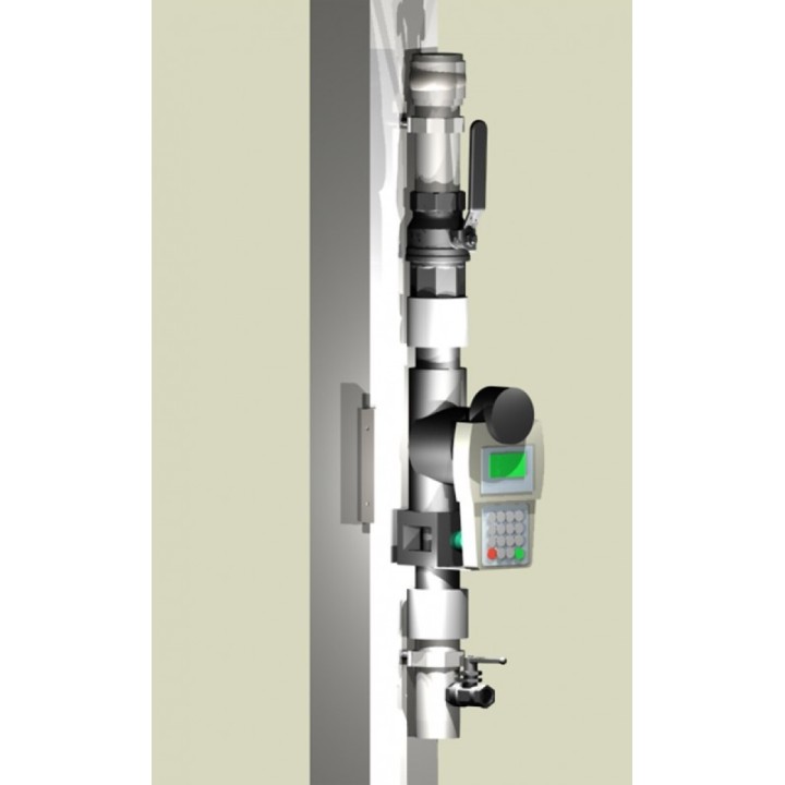 Volucompteur eau engrais bouillie à arrêt automatique  sur colonne