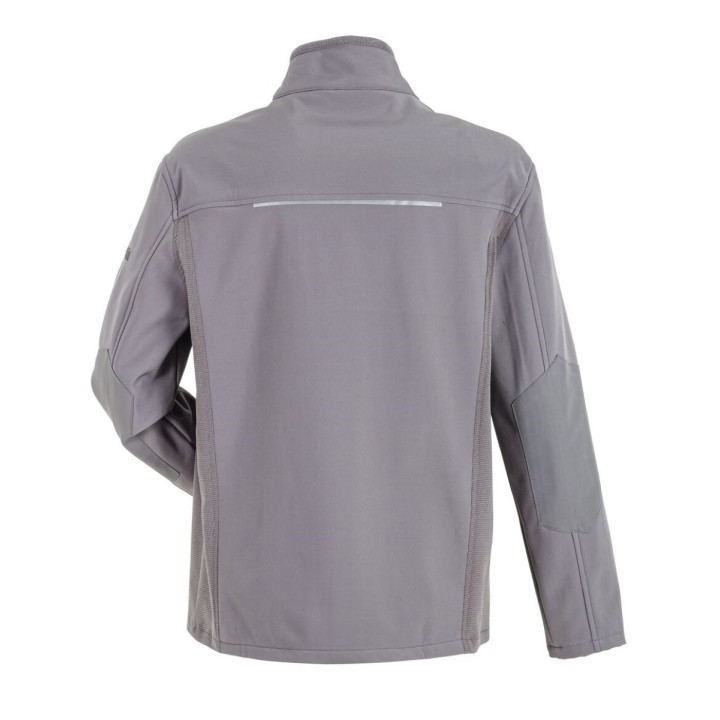 Veste softshell enfant PURE PLANAM NORIT grise dos