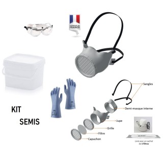 Kit semis poussière traitement de semence