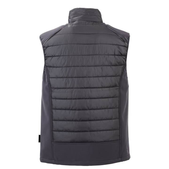 Doudoune matelassée Stretchline PLANAM gris dos