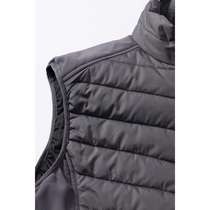 Doudoune matelassée Stretchline PLANAM gris sans manche