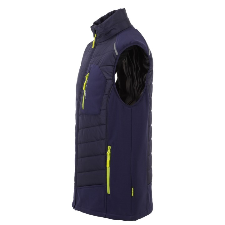 Doudoune matelassée Stretchline PLANAM marine profil