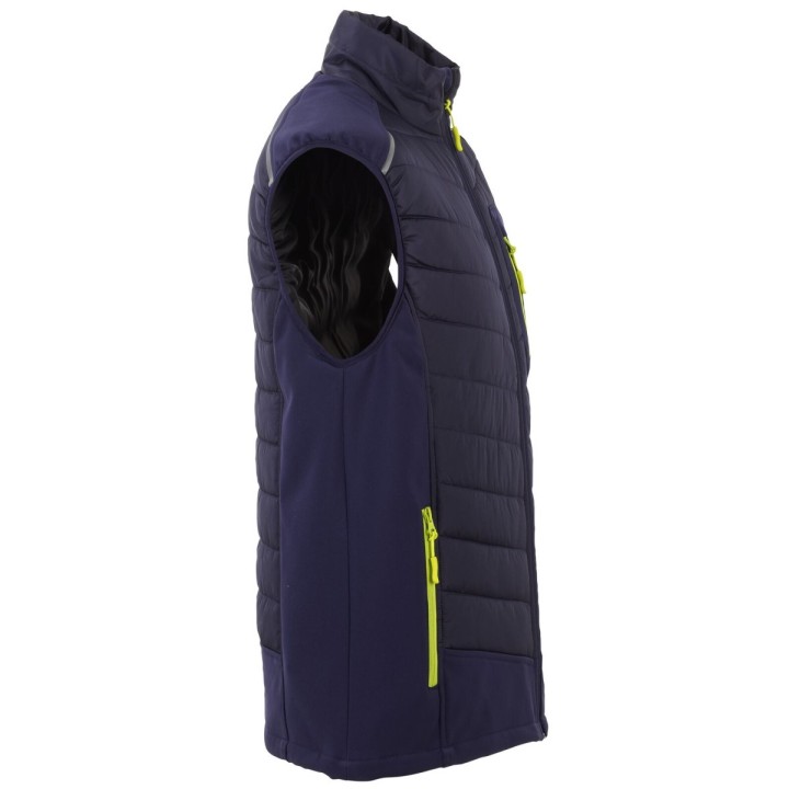 Doudoune matelassée Stretchline PLANAM marine profil