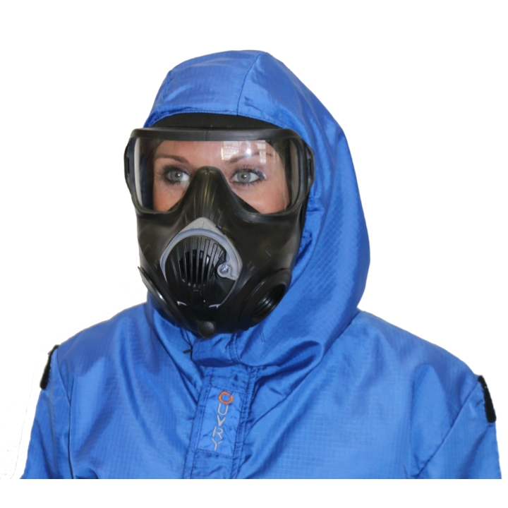 Masque NRBC antibuée à double port OPC50 OUVRY