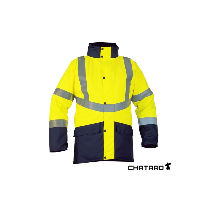 Veste haute visibilité pluie