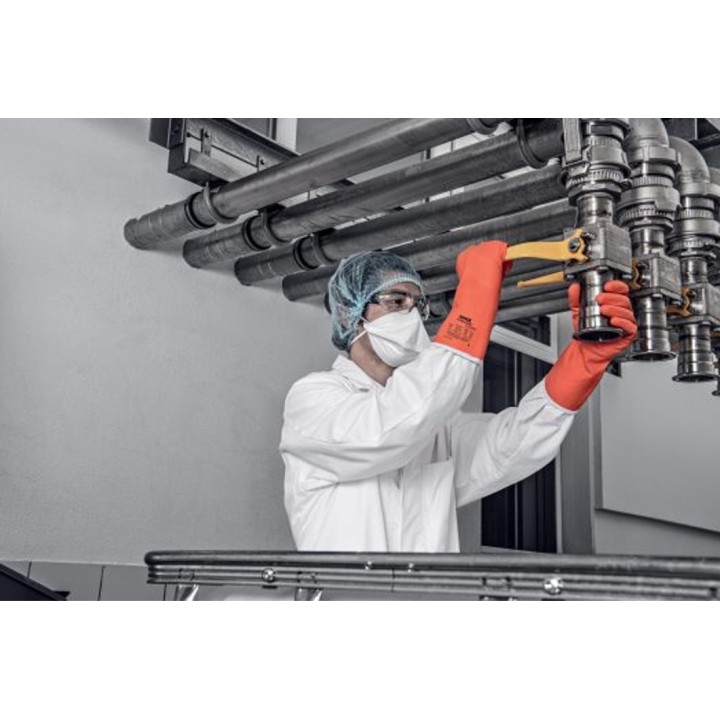 Gant protection chimique polyvalente UCHEM 3500 3121X ACJKLMNOPST UVEX biologie