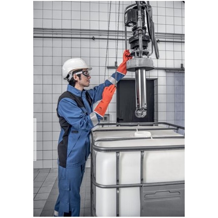 Gant protection chimique polyvalente UCHEM 3500 3121X ACJKLMNOPST UVEX détergeants