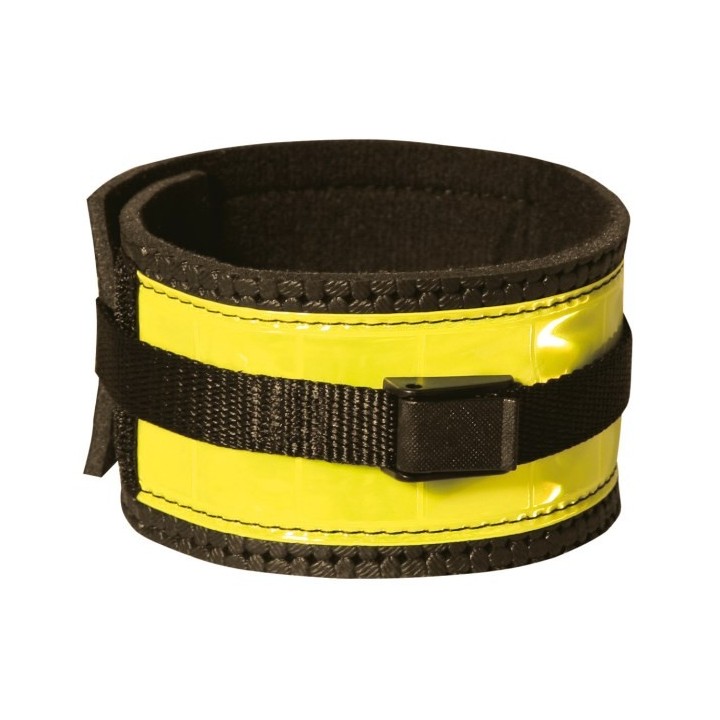 Paire de guêtre équitation réfléchissante jaune