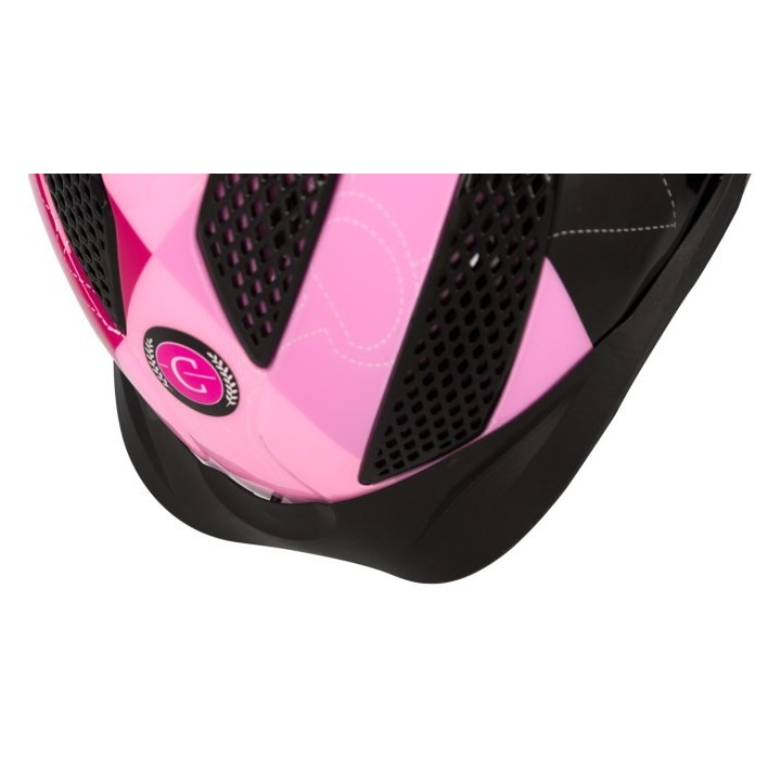 Casque d'équitation haut de gamme réglable eXite KERBL Lilli dessus