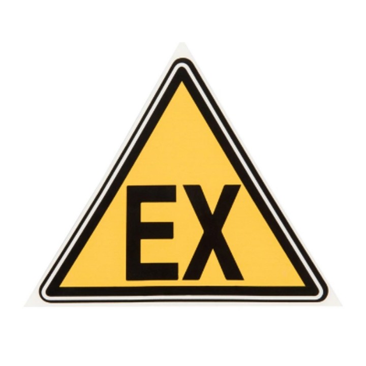 Panneau danger explosion rigide EX