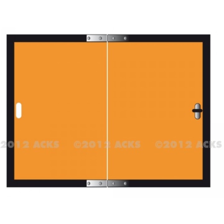 Panneau ADR 300 X 400 orange pliable alu NSB 
