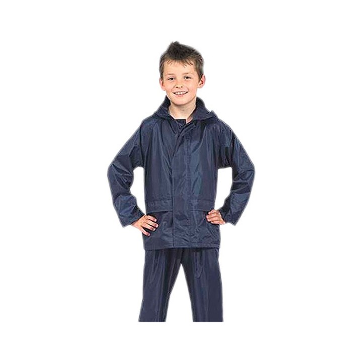Ensemble de pluie veste et poantalon enfant et junior