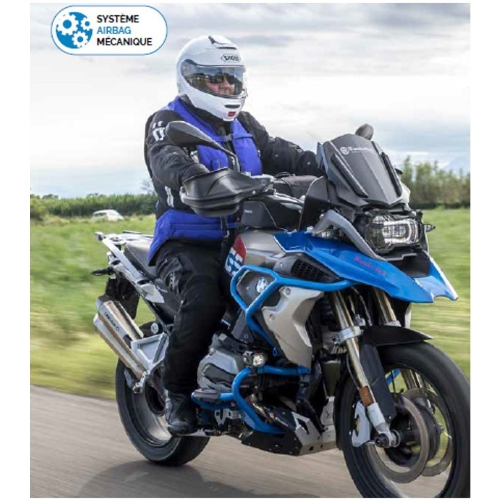 Airbag MOTO AIRNEST sécurité mécanique multi color HELITE