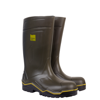 Botte de travail nouvelle génération RUBBER 04 verte SOLIDUR par 2
