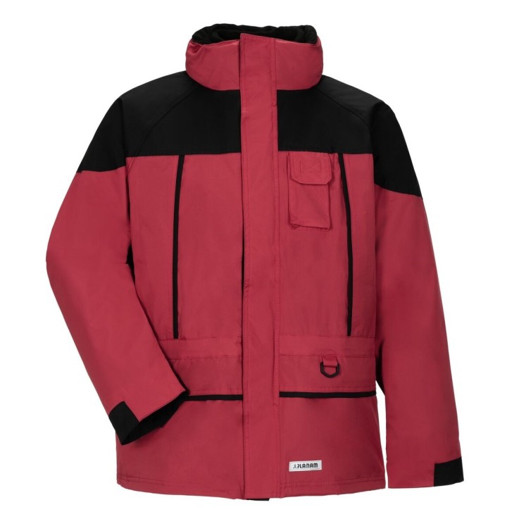 Parka de travail 3 en 1 hiver et mi saison froid et pluie twister rouge