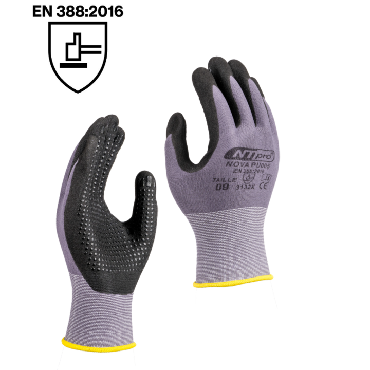 Gant technique enduit mousse de nitrile 4132 NOVA PU005 NT PRO