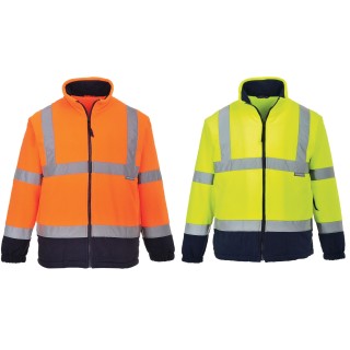 Polaire haute visibilité norme EN 40271 Classe 2 (2 coloris)