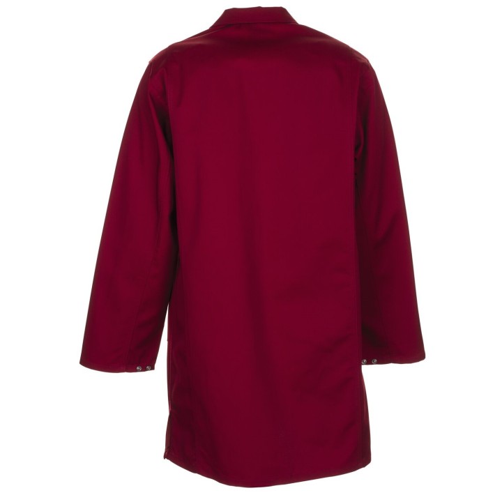 Blouse de travail MG 260 65% Polyester 35 %coton PLANAM  bordeaux dos