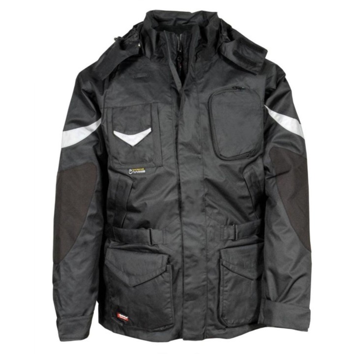 Parka de travail imper respirante ICESTORM grand froid noir
