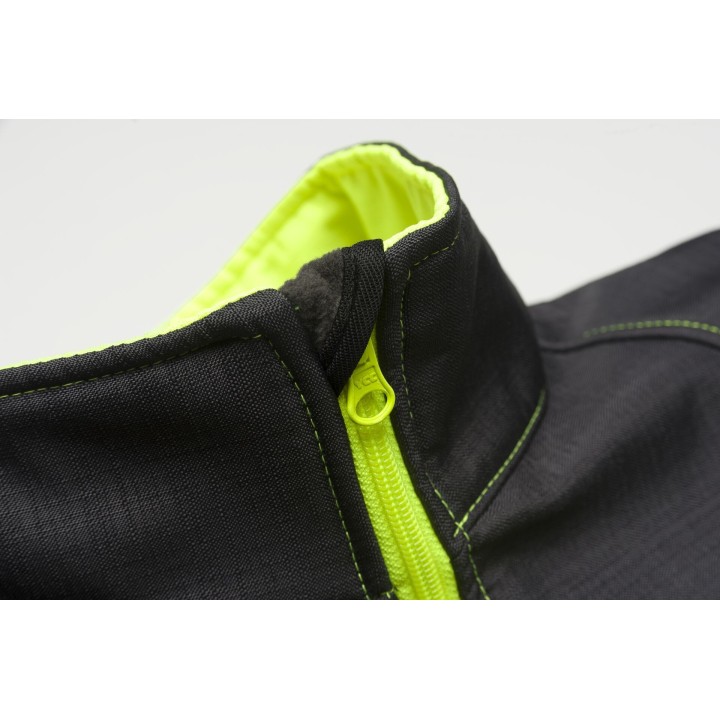 Veste de travail Softshell BASALT NEON PLANAM fermeture zippée