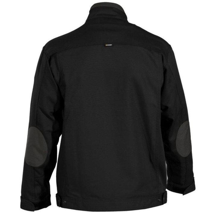 Veste de Travail canvas KENT Noir/Gris 65% P 35 % C 295 gr DASSY dos