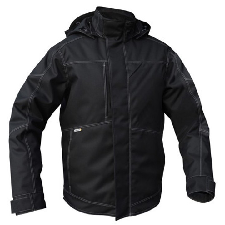 Veste hiver haut de gamme MINSK robuste et imperméable noire