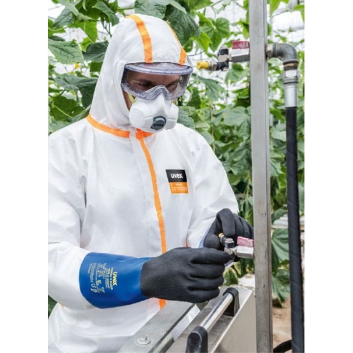 Gant nitrile chimique phytosanitaire RUBIFLEX XG35 UVEX