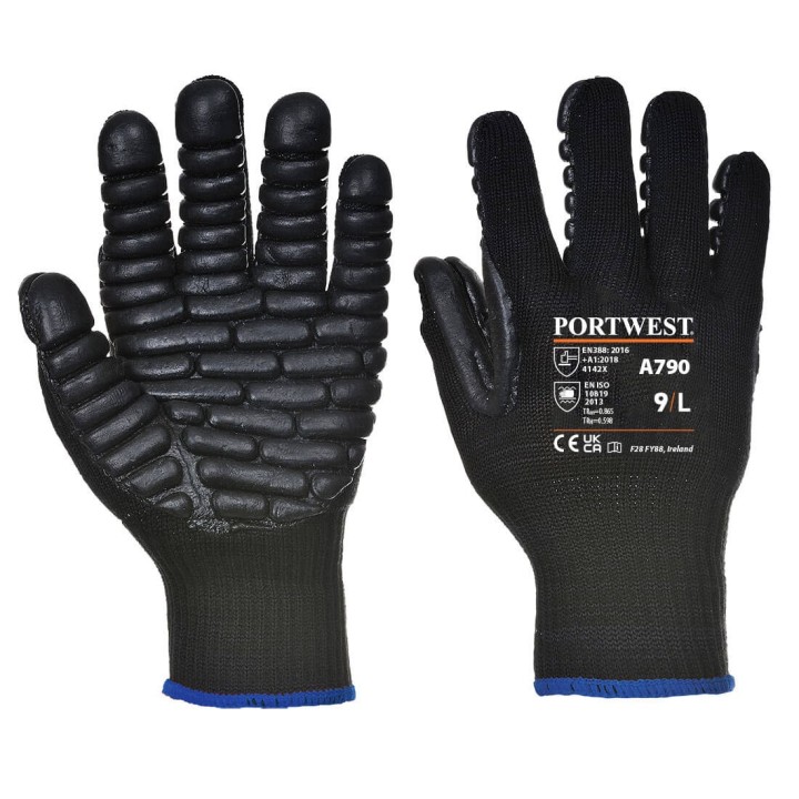 Gants anti vibration et impact A790 PORTWEST